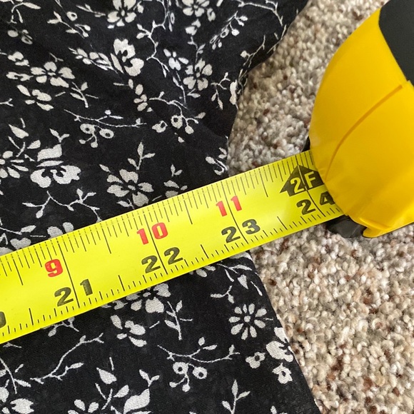 ⚡️$10⚡️Madewell | Black/White Branch Floral Mix Meadow Cotton Blouse Sz Small - Picture 14 of 14